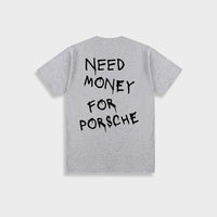 Marlon - T-shirt en coton vintage 'Need Money For Porsche' pour homme