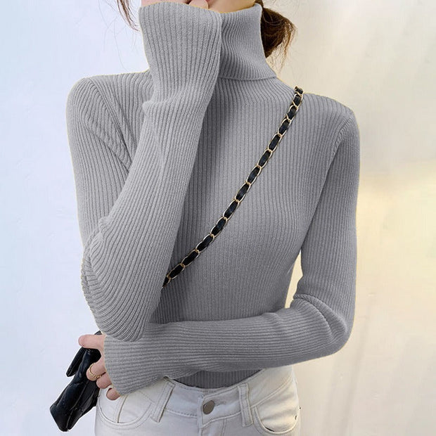 Rollkragen Pullover - Modisch und bequem