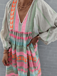 Enrica - Robe colorée pour l'été
