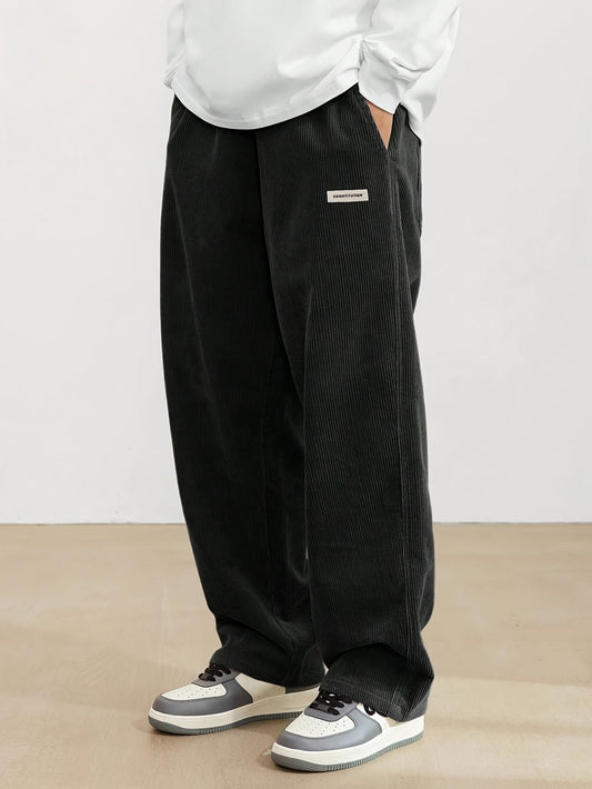 Levin - Pantalons en velours côtelé doux et cool pour hommes pour l'été