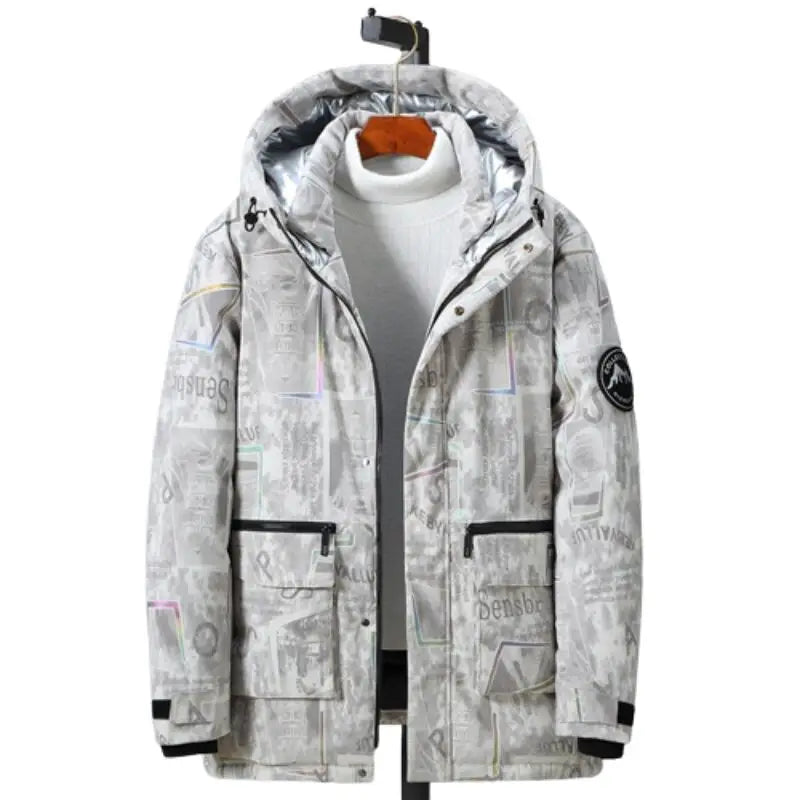 Homme Style Parka Grande Taille - Chaleur et Confort en Déplacement