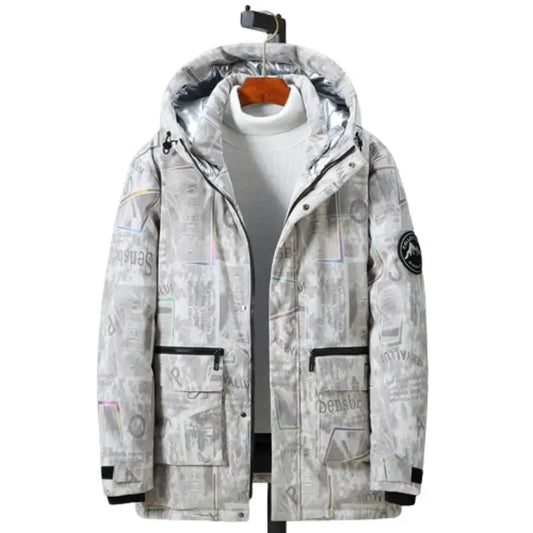 Homme Style Parka Grande Taille - Chaleur et Confort en Déplacement