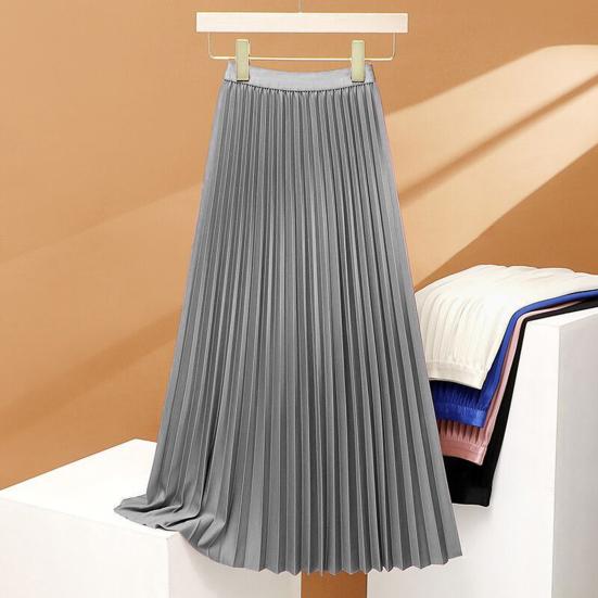 Damen Faltenrock Stretch hohe Taille elegant - Valerie