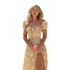 Minala - Vintage-Kleid mit Schnürung