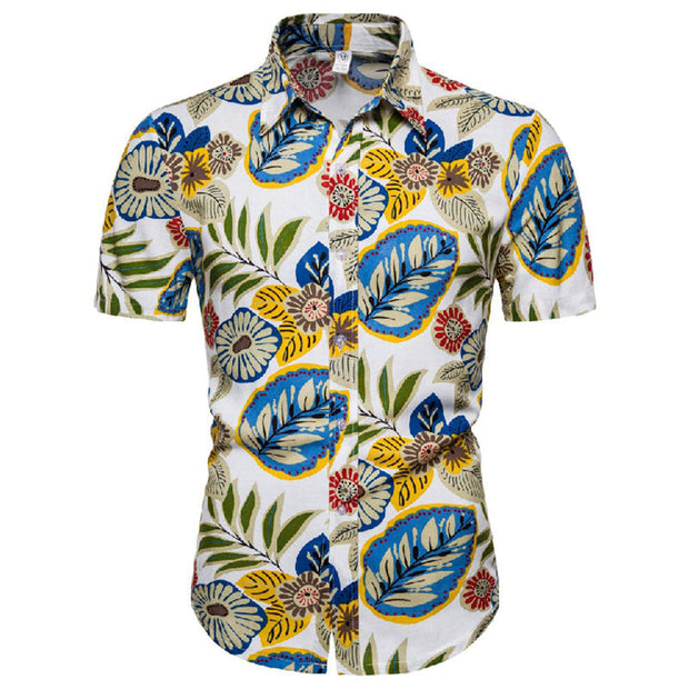 Chemise de vacances imprimée stylée pour hommes