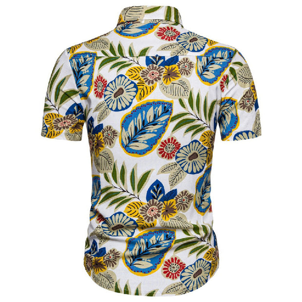 Chemise de vacances imprimée stylée pour hommes