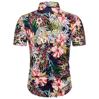 Chemise à manches courtes pour homme au design marin