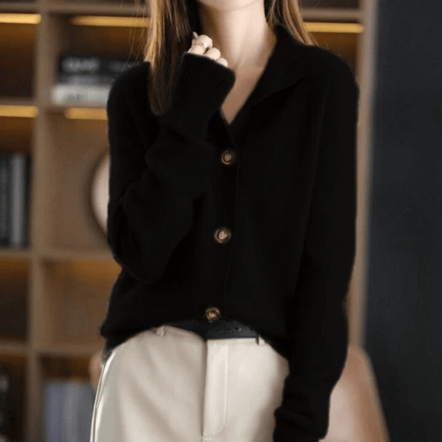 Anika - Cardigan élégant en maille