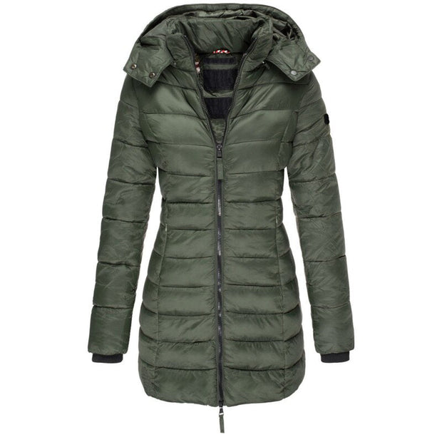 Manteau matelassé à capuche pour femmes - Mila
