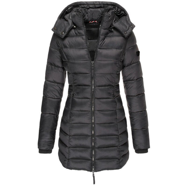 Manteau matelassé à capuche pour femmes - Mila