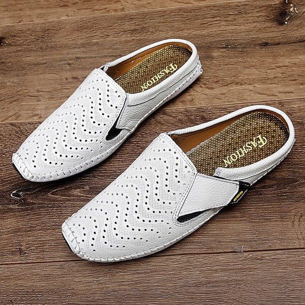 Mocassins en cuir perforé pour hommes - Enrique