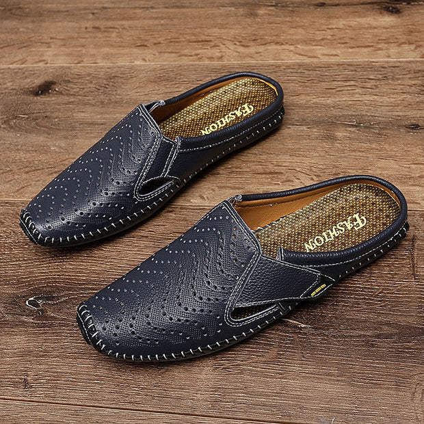 Mocassins en cuir perforé pour hommes - Enrique
