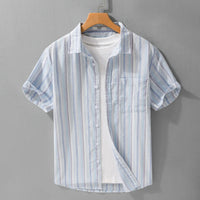 Chemise décontractée à manches courtes en lin - Hugo