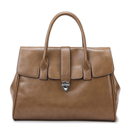 Sac à main en cuir synthétique pour femme, grande capacité, style sophistiqué - Élodie