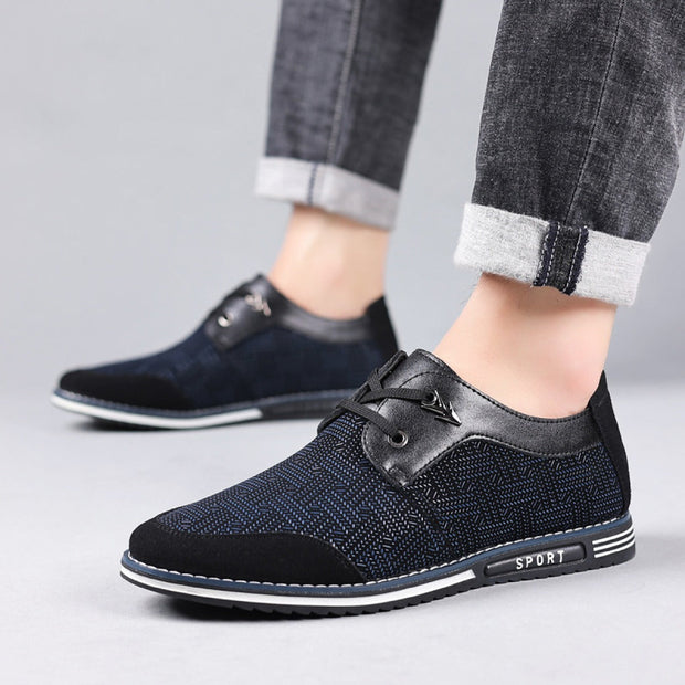Chaussures décontractées pour hommes en tissu texturé style urbain - Noud