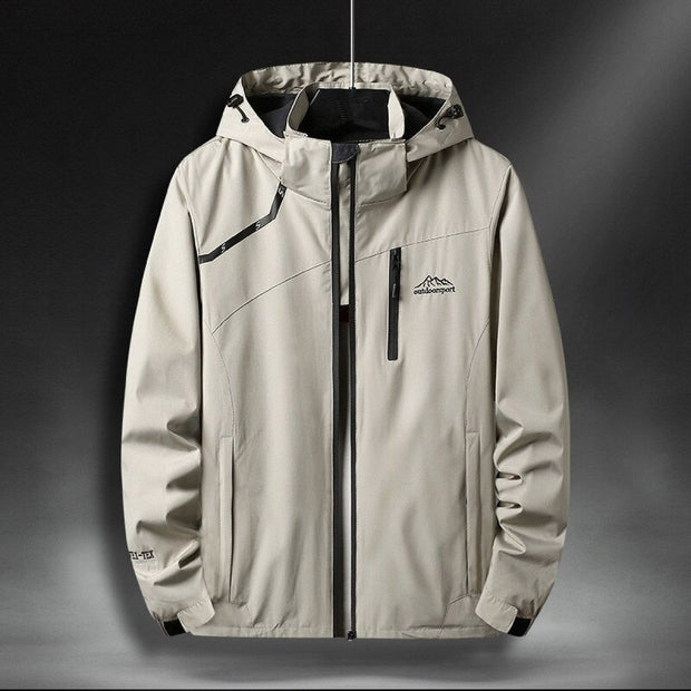 Veste imperméable à capuche pour hommes - Florian