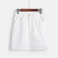 Jupe courte en denim pour femmes - Auria