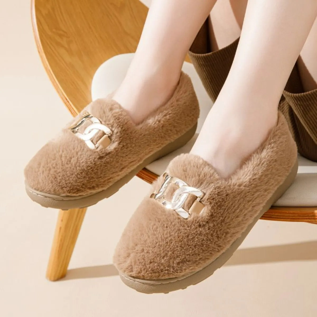Damen Hausschuhe elegant weicher Effekt - Nirel