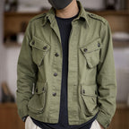 Herrenjacke im Militärstil mit Pattentaschen - Enrik