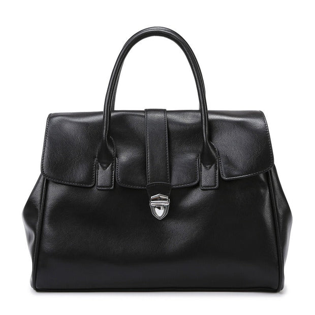 Sac à main en cuir synthétique pour femme, grande capacité, style sophistiqué - Élodie