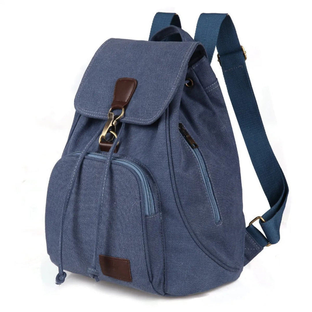 Sac à dos en toile durable avec poches pour femmes - Thérèse