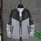 Sportjacke mit Farbblock-Reißverschluss - Axton