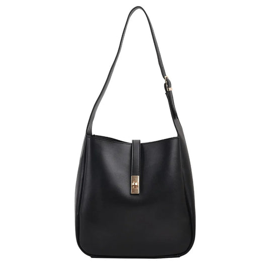 Sac à bandoulière de style rétro en cuir végétal lisse - Victoria