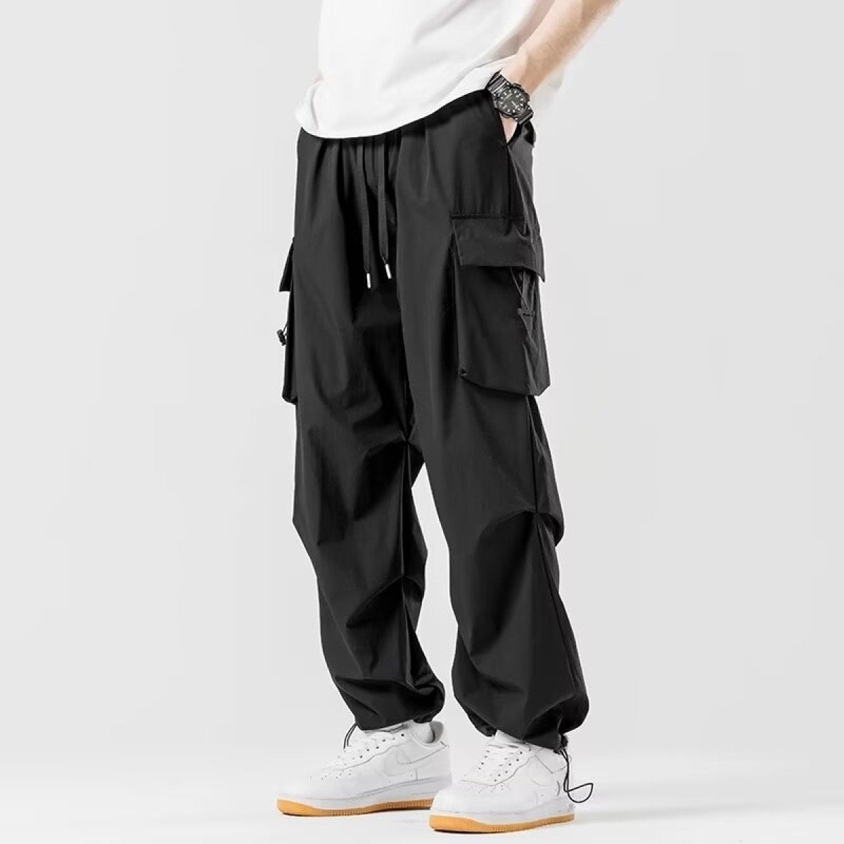 Herren Cargohose mit elastischem Bund - Ravel