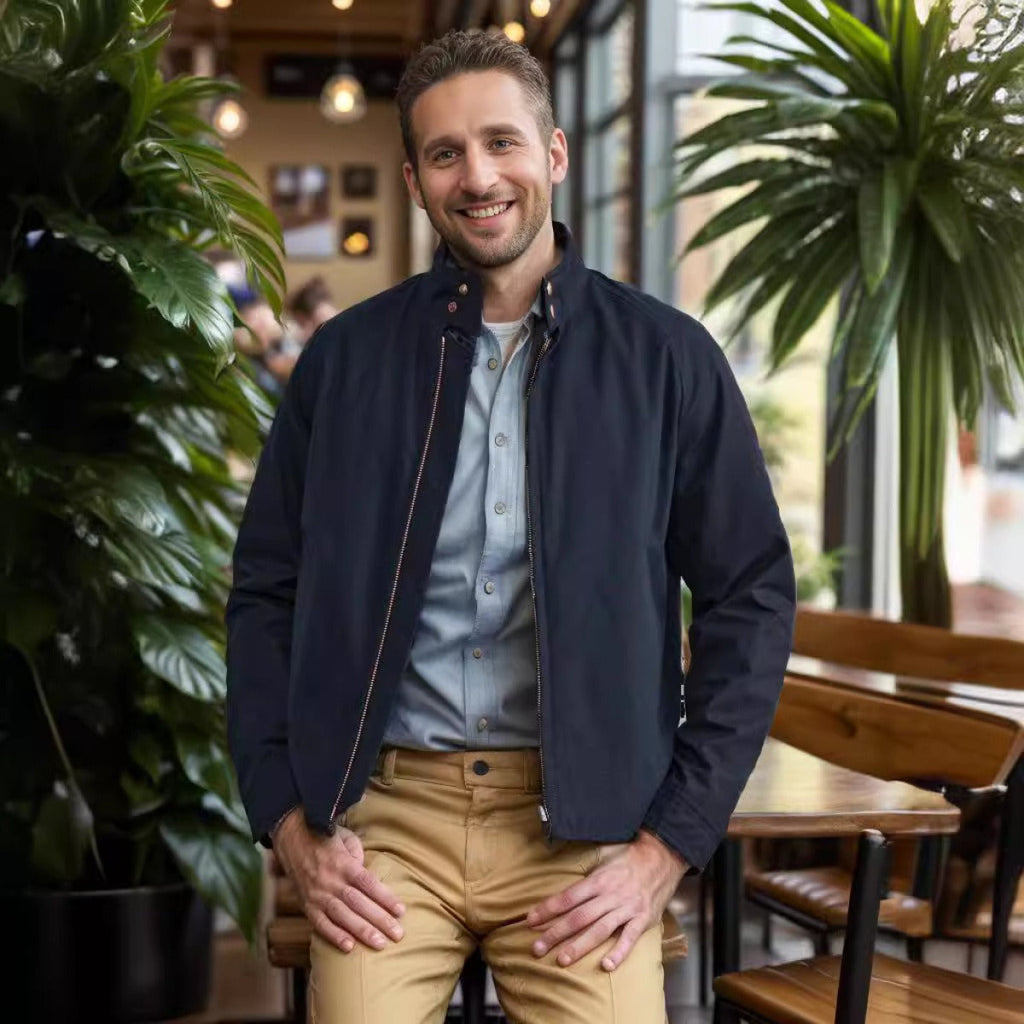 Lässige Herrenjacke mit Reißverschluss im urbanen Stil - Petrovic