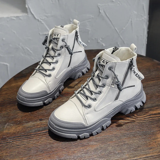 Bottes urbaines avec fermeture éclair latérale - Eliana