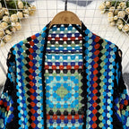 Frau Kimono häkeln handgefertigt lange böhmischen Stil - Nahla