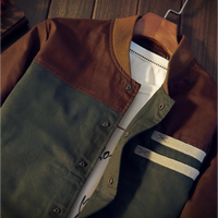 Veste décontractée bicolore pour hommes - Nael