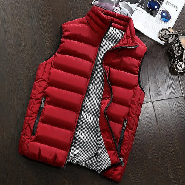 Gilet matelassé léger sans manches pour hommes - Dariel