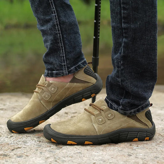 Chaussures décontractées pour hommes en cuir souple style sport - Caicedo