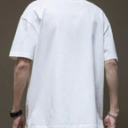 Herren-T-Shirt aus Baumwolle mit Oversize-Aufdruck - Daichi