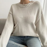 Pull oversize en maille pour femmes - Pereira