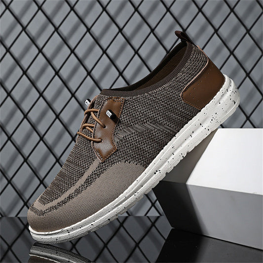 Chaussures de sport pour hommes en tissu respirant avec détails synthétiques - Henrik