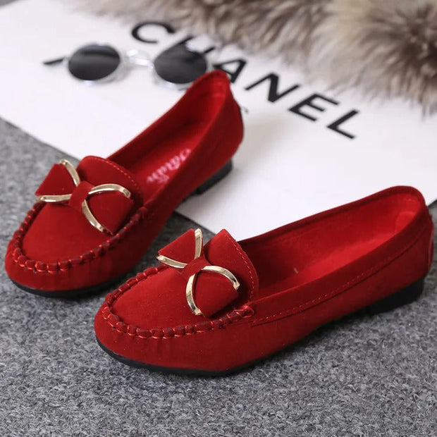 Damen Metallic-Schleifen-Slipper - Beatrice