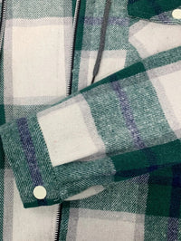 Veste à carreaux décontractée avec capuche pour hommes - Pilato