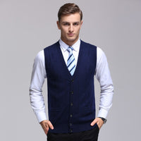 Gilet sans manches à côtes pour hommes, style formel - Edgar