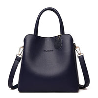 Sac à bandoulière en cuir synthétique texturé pour femme, style structuré - Fabienne