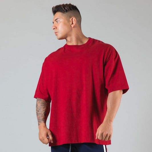 T-shirt à manches courtes en coton à coupe ample pour hommes - Jacob