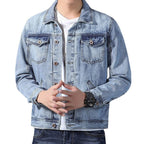 Klassische Herren-Jeansjacke mit Vordertaschen - Byron