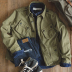 Herrenjacke im Militärstil mit Pattentaschen - Enrik