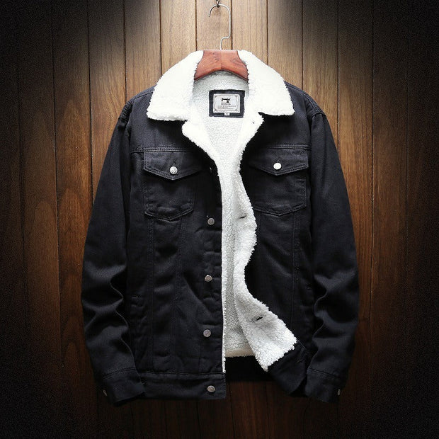 Veste en jean pour homme avec doublure en polaire - Lior