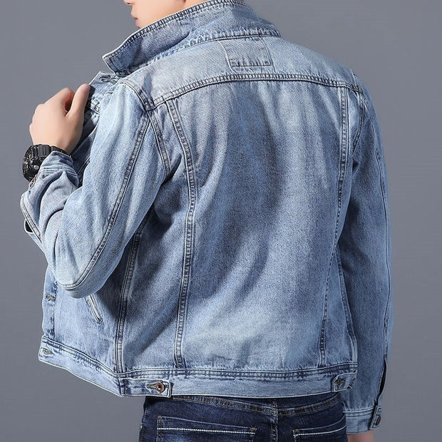 Veste en jean classique pour hommes avec poches avant - Byron