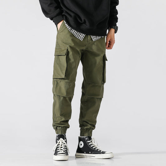 Pantalon cargo coupe droite pour hommes - Karsen