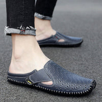 Mocassins en cuir perforé pour hommes - Enrique