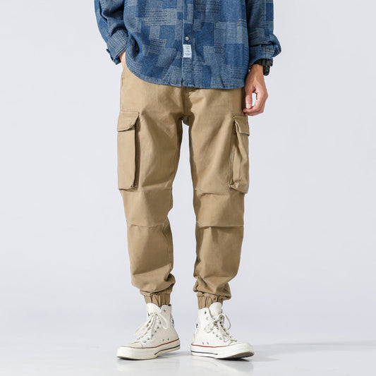 Pantalon cargo coupe droite pour hommes - Karsen