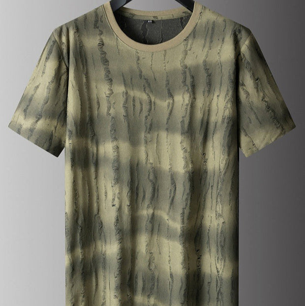 T-shirt imprimé homme avec effet usé - Gaspard